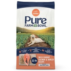 Canidae Pure Farm To Bowl Wild-Caught Salmon Barley Adult Dry Dog Food 22Lb