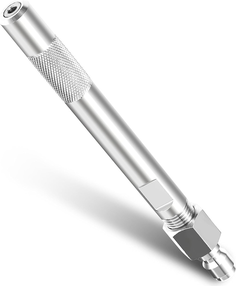 TasuoX Pressure Washer Long Range Chemical Nozzle, 1.2- 3.5 GPM, Silver