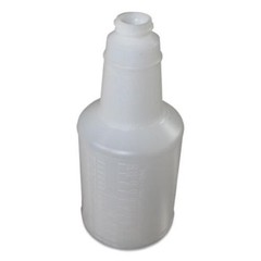 Impact 5024WG2491 Plastic Bottles With Graduations, 24 Oz, Clear, 24/carton