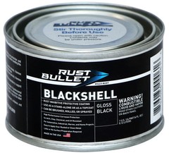 BlackShell 4 oz Gloss Black Rust Inhibitor & Corrosion Preventive Coating – U…