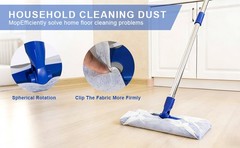 2-in-1 Mops for Floor Cleaning, Dry and Wet Multi, Disposable Dry Wet Cloth |