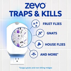 Zevo Flying Insect Trap Official Refill Cartridges – Fits Both White