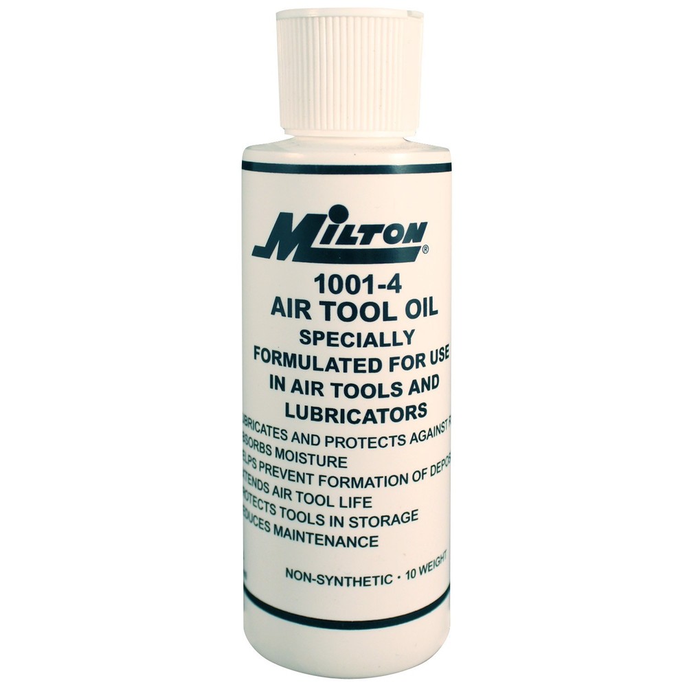 MILTON 1001-4 Air Tool Oil – 4 oz. Bottle – Fast, Free Shipping.