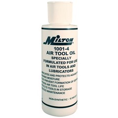 MILTON 1001-4 Air Tool Oil – 4 oz. Bottle – Fast, Free Shipping.