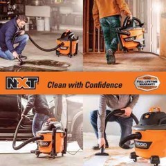 RIDGID 9 Gallon 4.25 Peak HP NXT Wet/Dry Vac w/ Debris Filter & Locking Hose