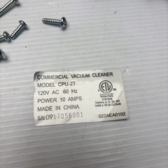 CARPET PRO Commercial Vacuum Cleaner CPU-2T Parts Lot – Switch Motor Handle Cord