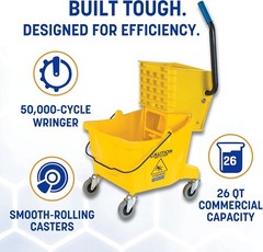 Carlisle Sparta Commercial Mop Bucket – 26 Quart Capacity