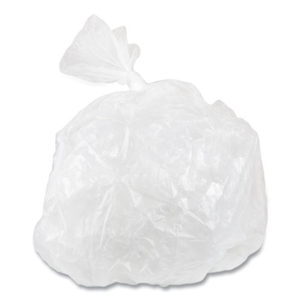 Inteplast Group VALH4048N12 HD 45 gal COMM Can Liners – Clear (250/Carton) New