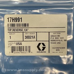 Graco 17H991 Reverse Tip, 1/4″ FNFP