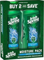 h Spring Men’s Body Wash Shower l, Moisture Blast – 18