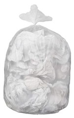 55 Gal Clear Trash Bags Garbage Bins Liner for Home Hospital Office, 50 Count