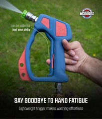 Swivel Gun Pro – Swivel High Pressure Water Handle with 3/8″ Male Plug and 1/4”