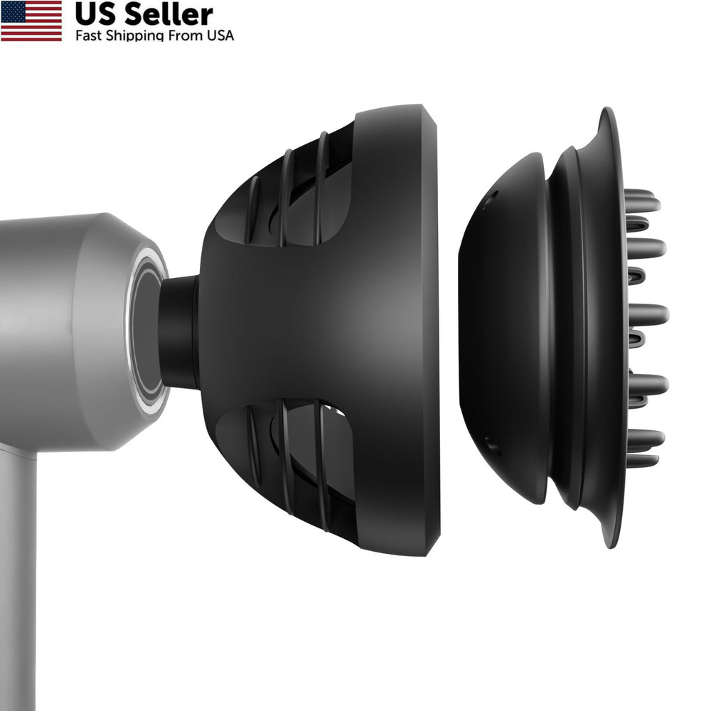YTCHYYSK New Wave+Curl Diffuser Nozzle for Dyson Supersonic Hair Dryer Grey