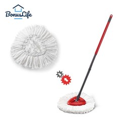 BonusLife 1 Pack Mop Refill and 1 Head Base Part for O-Ceda EasyWrin…