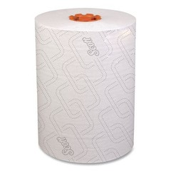 Scott 47035 8″ x 580′ 1-Ply Slimroll Towels – Orange Core/White (6/CT) New