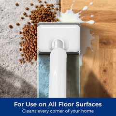Wet Dry Vacuum Mop, 180°Lay-Flat Cordless Mop All in HCLA3Pro, Whtie