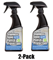 FLITZ Stainless Steel Polish & Protectant TWO PACK SS01306 (SEE VIDEO)