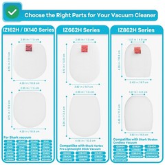 IZ862H UZ565H Filters (2 Felt and 2 Foam 2Pack Sponge