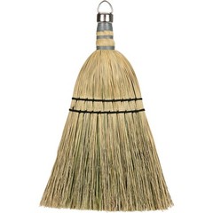 Harper 7 In. Corn Whisk Broom 10779 Corn Fiber/Metal Brown 081789007794