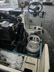 Tennant 6400 “LP Gas ” Ride On Parking lot Sweeper .