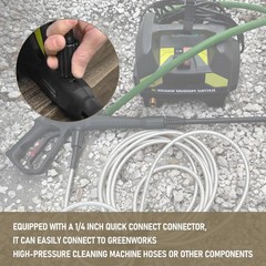 Universal Pressure Washer Hose 7.62 meters, 5200402 with M22 Female Adapters