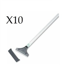10 Unger 4″ Light Duty Scraper LH12C with 48″ Handle and Double Sided Blade