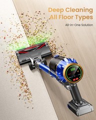 Pkwist Cordless Vacuum Cleaner Upgraded 650W 55Kpa 70Mins Vacuum Cleaners For