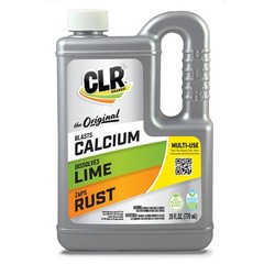 CLR Calcium, Lime & Rust Remover – 28 Ounce Bottle 28 Fl Oz (Pack of 1), Gray