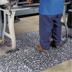 Brady Bm30 Sorbent Roll, 53 Gal, 30 In X 150 Ft, Universal, Gray, Polypropylene