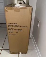 Shark Rotator Upright Vacuum Rotator NV501 31 (Model NV501 31, MPN NV501 31)