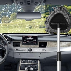 Car Windshield Cleaner Tool, Vehicle Window Cleaner with Ext Size: Rectangular