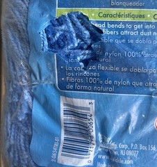 Quickie Swivel Flex Nylon Dust Mop Refill #065 Blue New 2009