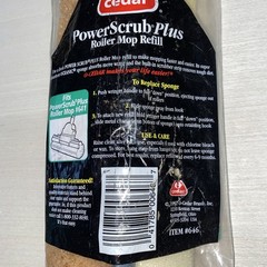 O Cedar PowerScrub Plus Roller Mop Refill 1997 Item #646 New Old Stock
