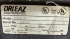 Dri-Eaz LGR 2000 DrizAir Commercial Dehumidifier F232 Low Grain Portable
