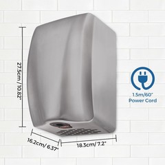 2 Pack UL Approved Stainless Steel Bathroom Hand Brushed – 2