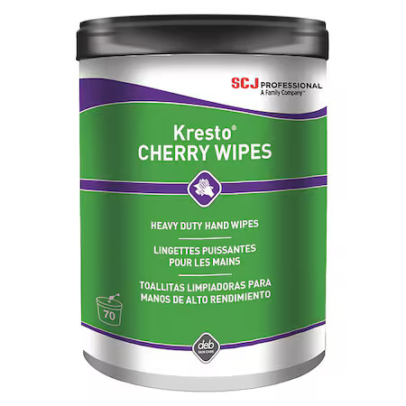 Sc Johnson Professional Kcw70w Industrial Hand Wipe, Cherry, 10X12in., Pk6