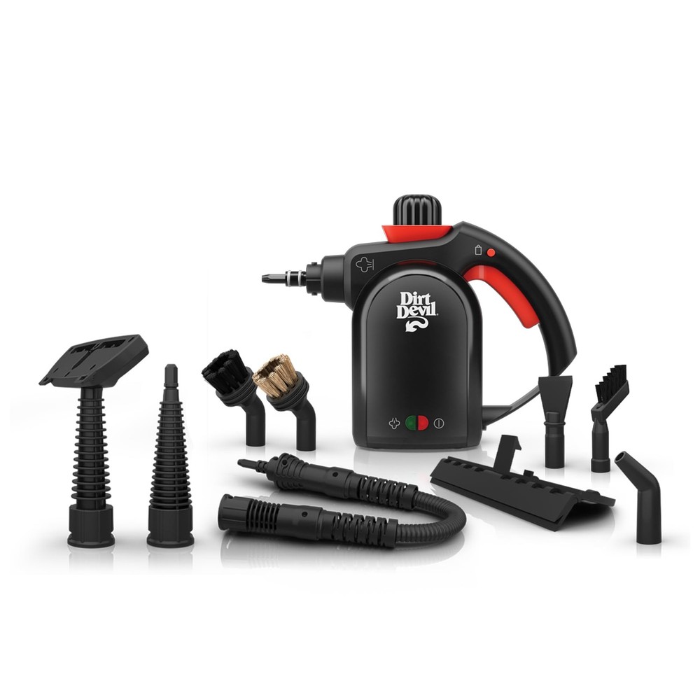 Dirt Devil 7-in-1 Handheld Pressurized Steam Cleaner for Home, XL Water Tank