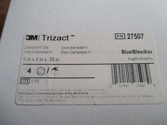 3M 27507 TRIZACT BOX OF 4 DIAMOND HX DISCS 5″ BLUE FINE FLOOR POLISHING
