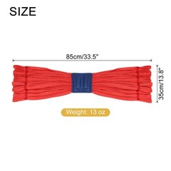 Mop Head Replacement Microfiber Floor Cleaning 13 oz 33.5 Inch, Red