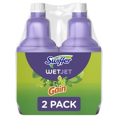 Swiffer WetJet Multi-Purpose and Hardwood 42.2 Fl Oz (Pack of 2), one color