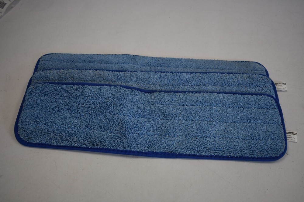 Uline S-20083 Heavy Duty Microfiber Wet Mop Pad 18″ Replacement 3 Pack