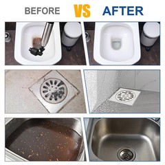 Luney Toilet Plunger, Snake Drain Clog Remover Tool, High Pressure Air Drain…