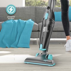 Ionvac ZipVac Corded Stick Vacuum, Multi-Surface 3-in-1 Upright/Handheld Vacuum