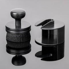 Car Tire Shine Applicator Brush with Stand, Vegan for Auto Size: 1Color: Black