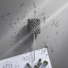 Spherical Head Brush Polishing Deburring Brush Scratchy for Metalworking