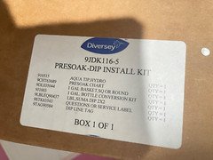Diversey Presoak- Dip PBI Kit D1224989 9JDK116-5 Presoak installation Kit(S)