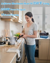 Steam Cleaner for Home – 1600ML Water Tank 15s Heat-Up Portable Steamer
