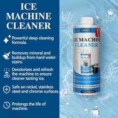 USKICH 4 Pack Ice Machine Cleaner Maker Descaler-68 fl oz Nickel Safe 68Fl Oz