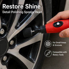 Foam Polishing Pad, Car Detailing Sponge for Paintwork Polishing, High Gloss