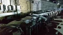 ADVANCE Warrior 34RST, 34ST Walk Behind Floor Scrubber in AS-IS condition.